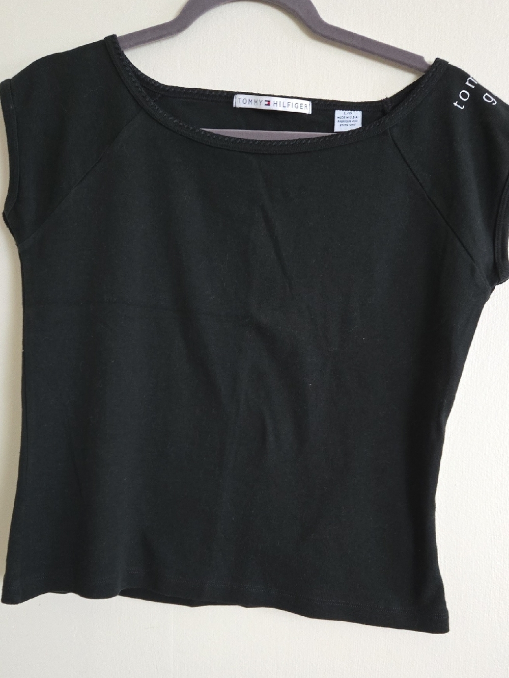 Tommy Hilfiger Basic Black Tommy Girl Tee